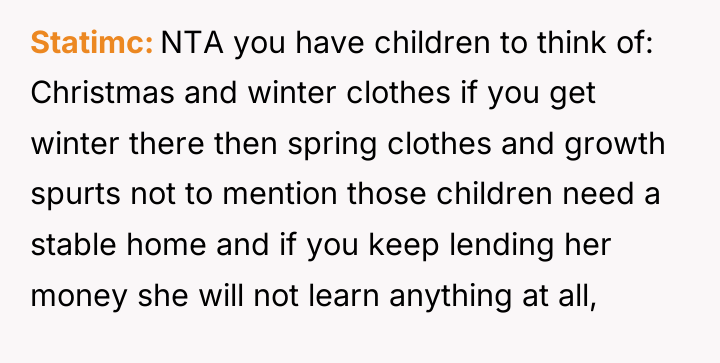 Statimc NTA you have children to think of: Christmas and...