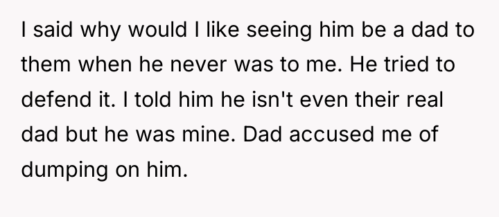 I said why would I like seeing him be a...