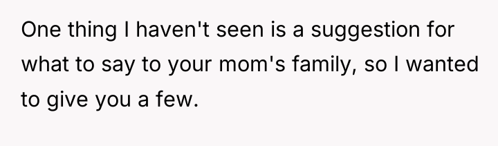 One thing I haven't seen is a suggestion for what...