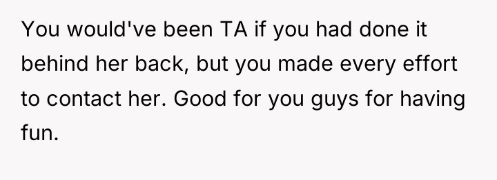 You would've been TA if you had done it behind...