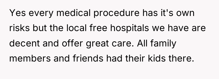 Yes every medical procedure has it's own risks but the...