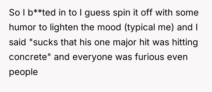 So I b**ted in to I guess spin it off...