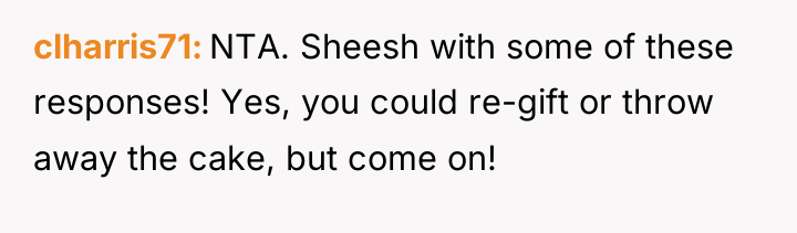 clharris71 NTA. Sheesh with some of these responses! Yes, you...