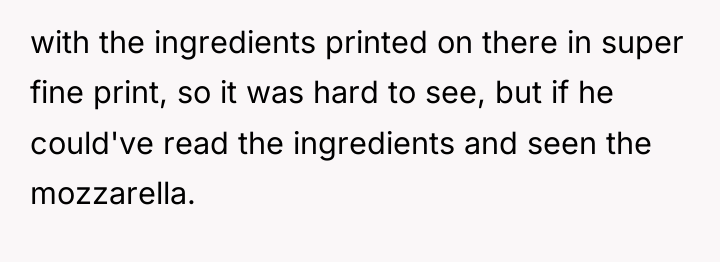 with the ingredients printed on there in super fine print,...
