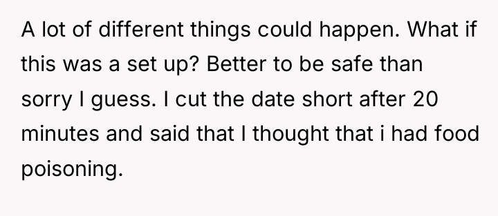 A lot of different things could happen. What if this...