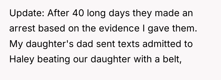 Update: After 40 long days they made an arrest based...