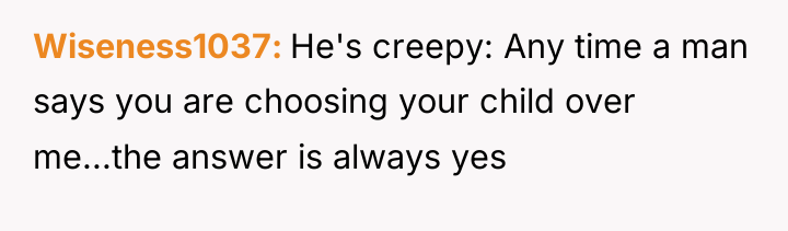 Wiseness1037 He's creepy: Any time a man says you are...