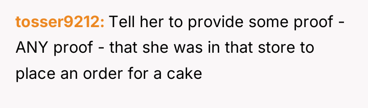tosser9212 Tell her to provide some proof - ANY proof...