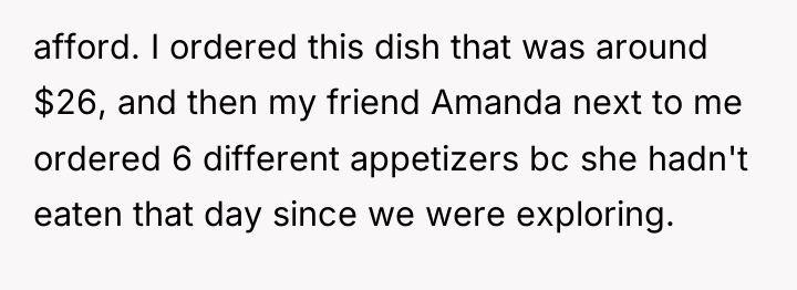 afford. I ordered this dish that was around $26, and...