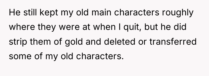 He still kept my old main characters roughly where they...