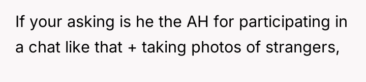If your asking is he the AH for participating in...