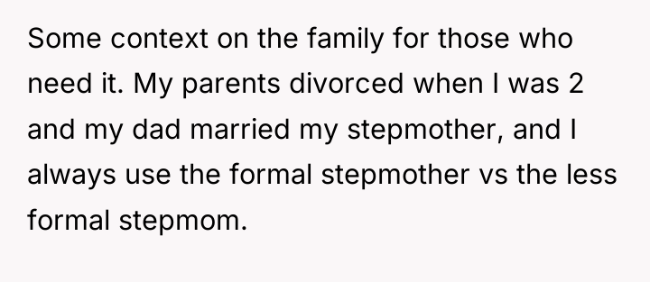 Some context on the family for those who need it....