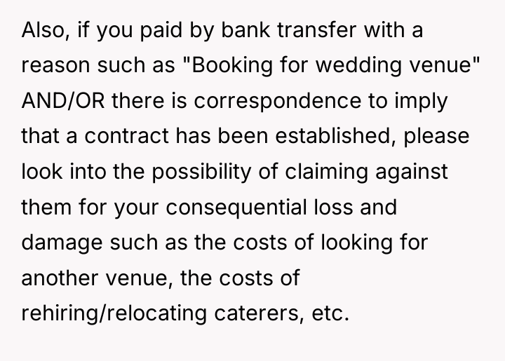 Also, if you paid by bank transfer with a reason...