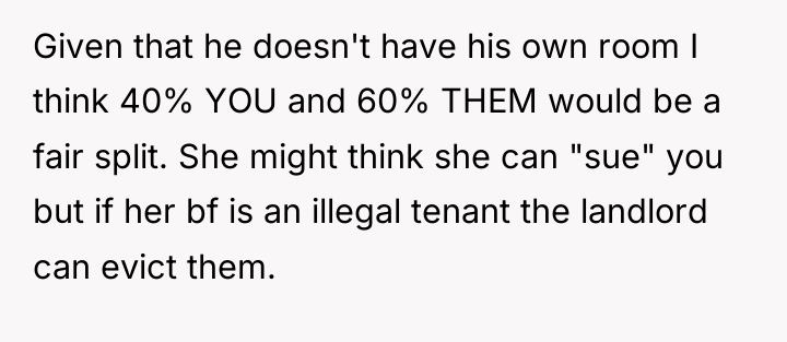 Given that he doesn't have his own room I think...