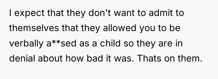 I expect that they don't want to admit to themselves...