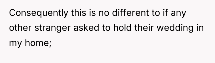 Consequently this is no different to if any other stranger...