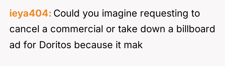 ieya404 Could you imagine requesting to cancel a commercial or...