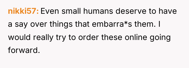 nikki57 Even small humans deserve to have a say over...