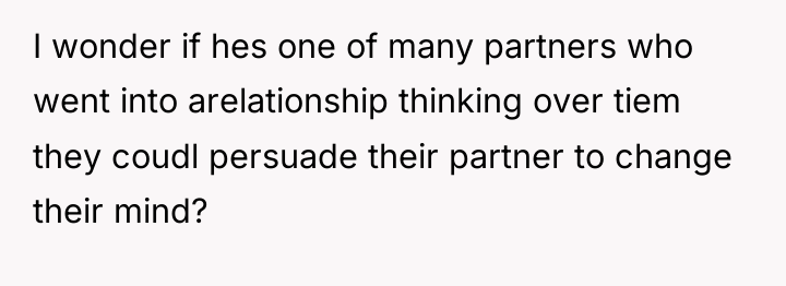 I wonder if hes one of many partners who went...