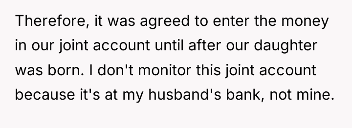Therefore, it was agreed to enter the money in our...