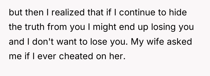 but then I realized that if I continue to hide...