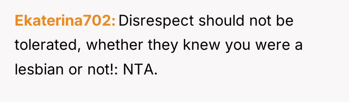 Ekaterina702 Disrespect should not be tolerated, whether they knew you...