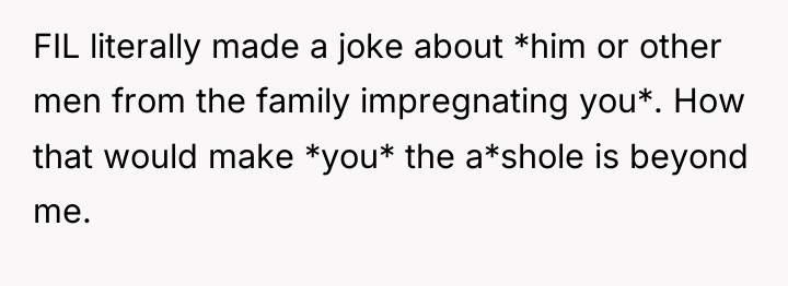 FIL literally made a joke about *him or other men...