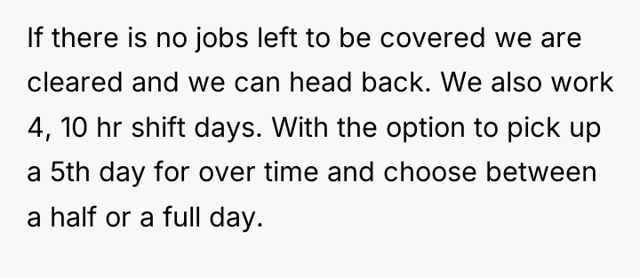 If there is no jobs left to be covered we...