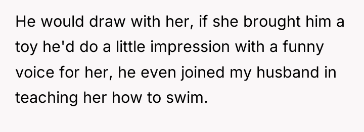 He would draw with her, if she brought him a...