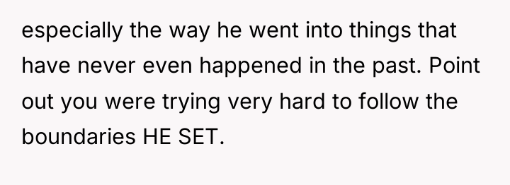 especially the way he went into things that have never...