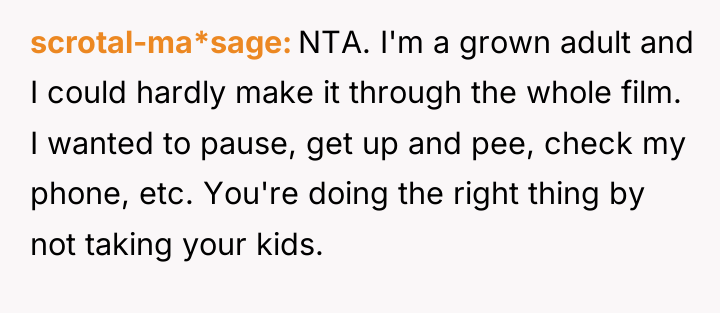 scrotal-ma*sage NTA. I'm a grown adult and I could hardly...