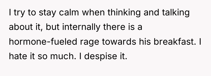 I try to stay calm when thinking and talking about...