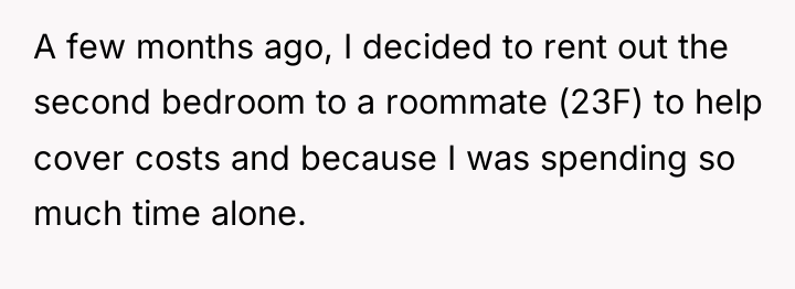 A few months ago, I decided to rent out the...