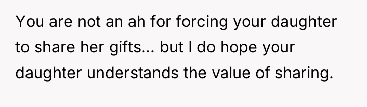 You are not an ah for forcing your daughter to...