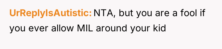 UrReplyIsAutistic NTA, but you are a fool if you ever...