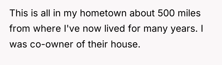 This is all in my hometown about 500 miles from...