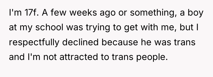I'm 17f. A few weeks ago or something, a boy...