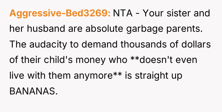 Aggressive-Bed3269 NTA - Your sister and her husband are absolute...