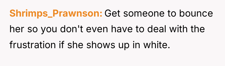 Shrimps_Prawnson Get someone to bounce her so you don't even...