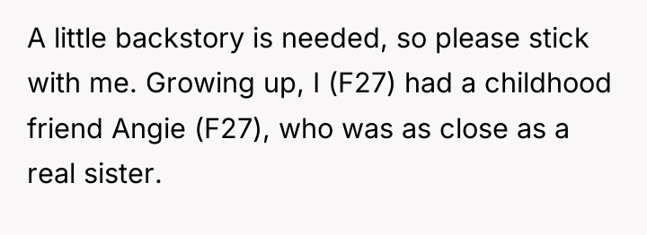 A little backstory is needed, so please stick with me....