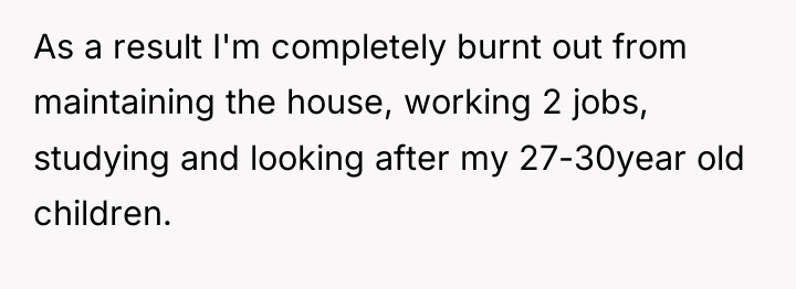 As a result I'm completely burnt out from maintaining the...