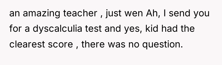 an amazing teacher , just wen Ah, I send you...
