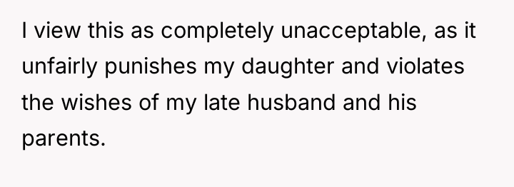 I view this as completely unacceptable, as it unfairly punishes...
