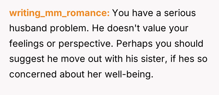 writing_mm_romance You have a serious husband problem. He doesn't value...