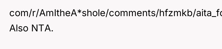com/r/AmItheA*shole/comments/hfzmkb/aita_for_not_allowing_my_friend_to_bring_her/). Also NTA.