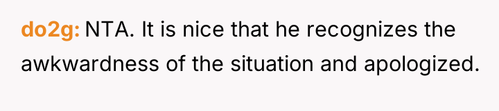 do2g NTA. It is nice that he recognizes the awkwardness...