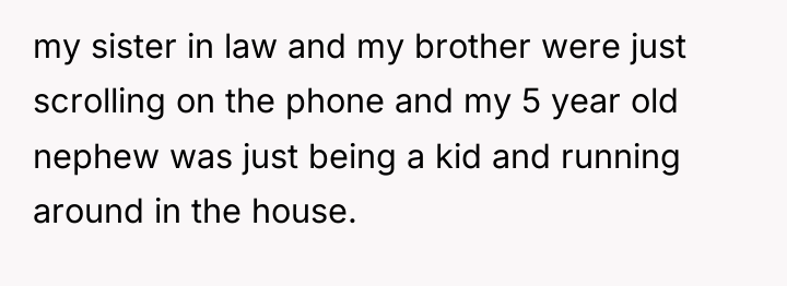 my sister in law and my brother were just scrolling...