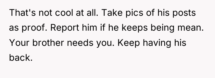 That's not cool at all. Take pics of his posts...