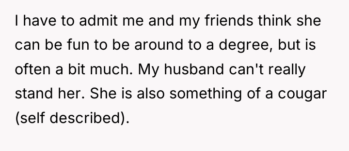 I have to admit me and my friends think she...