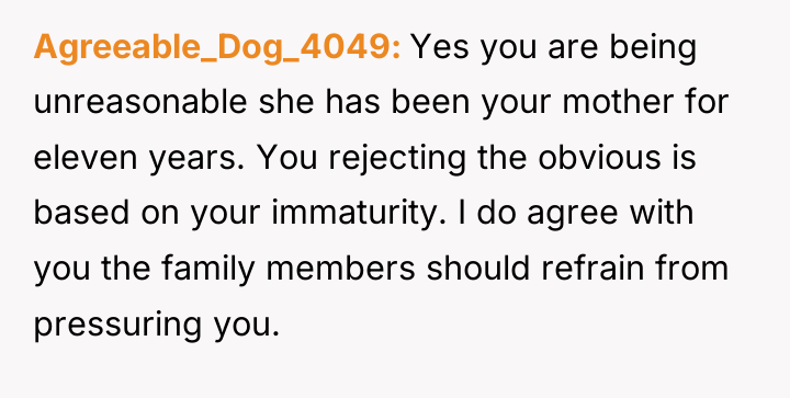 Agreeable_Dog_4049 Yes you are being unreasonable she has been your...